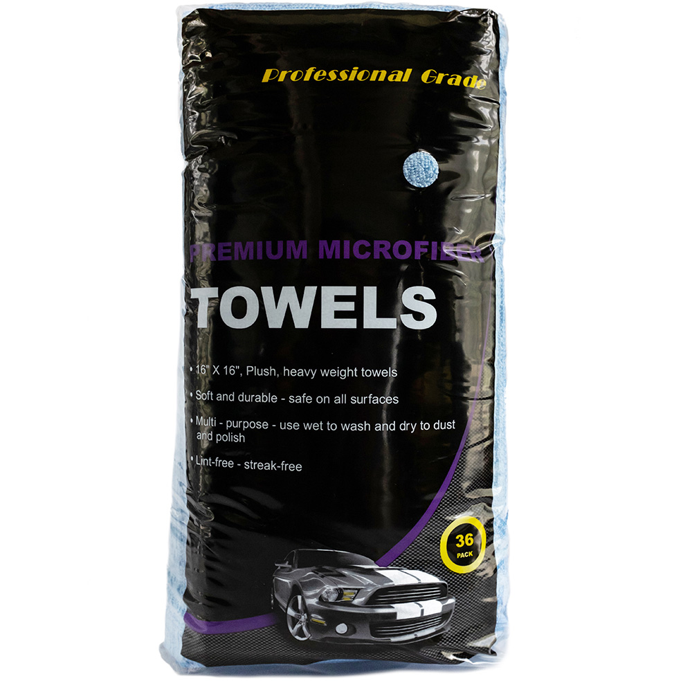 Lint Free Pro Grade Wholesale 288 Microfiber Towels 16X16  Polishing Detailing 