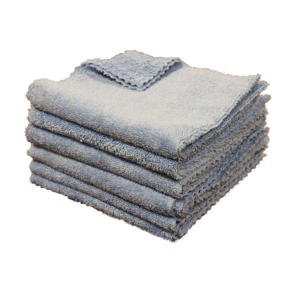 16 x 16 in. 500 GSM Ultra-Plush Edgeless Steel Gray Microfiber Towels –  Superior Image Car Wash Supplies