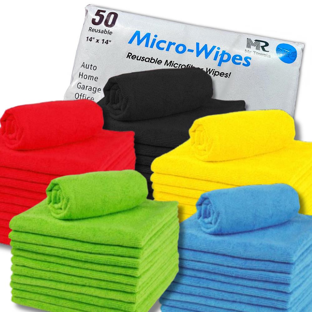 Microfiber Car Wash Towels (50 Pack)