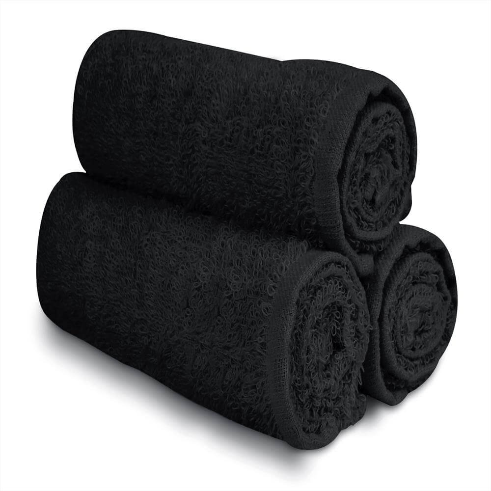 Ultra Soft Hand Towel 16x27 Black