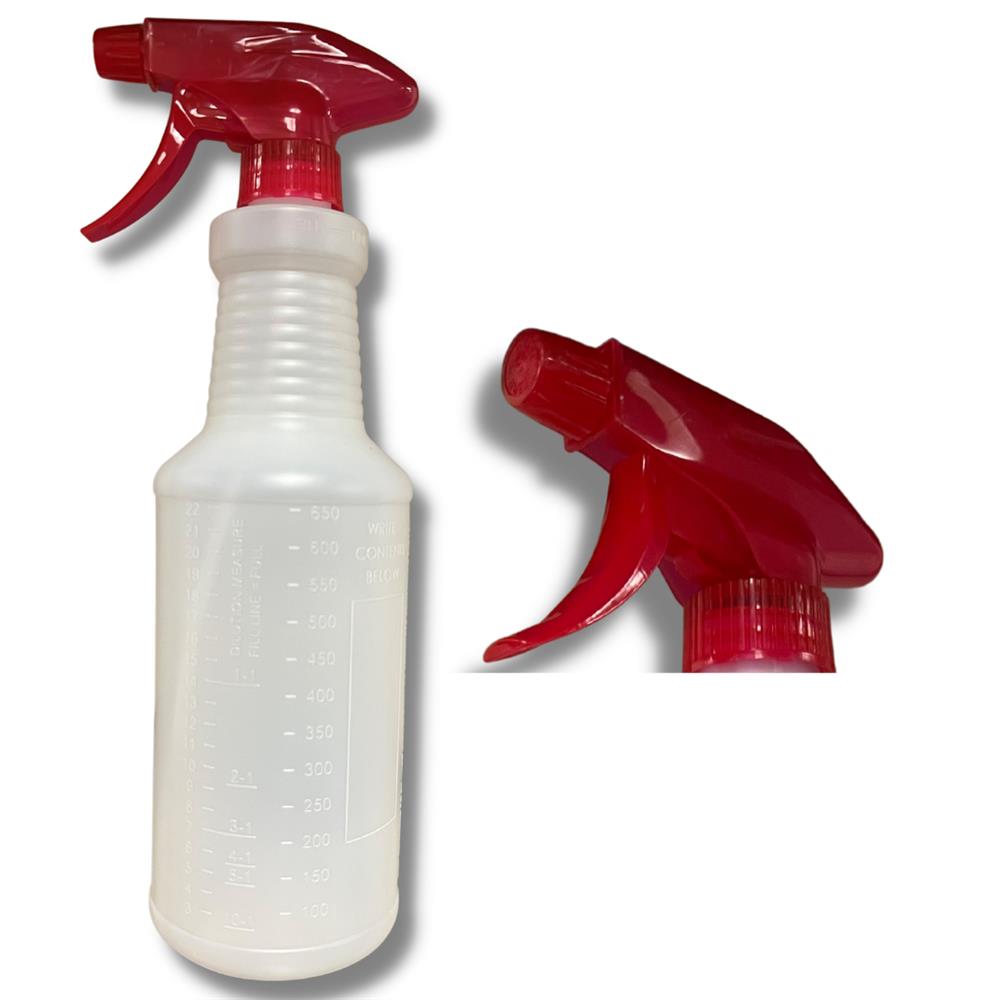 Plastic Spray Bottle with Nozzle 22 oz