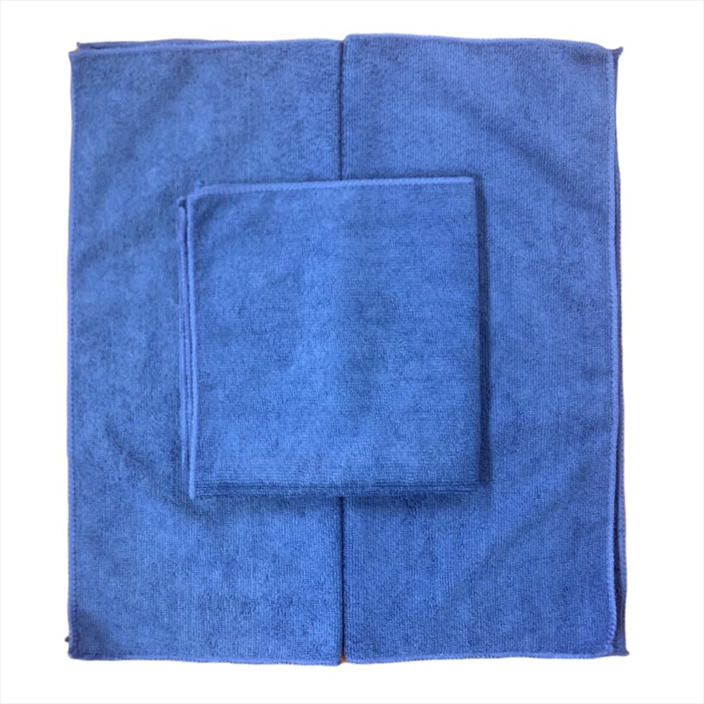 royal blue EXPRESS WASH MICROFIBER BULK OF RAGS 300 TOWELS A & H